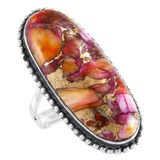 Plum Spiny Ring Sterling Silver R2561-C92