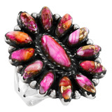 Plum Spiny Ring Sterling Silver R2548-C92