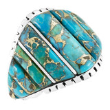 Matrix Turquoise Ring Sterling Silver R2630-SM-C84