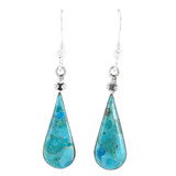 Turquoise Earrings Sterling Silver E1496-C75
