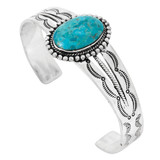 Turquoise Bracelet Sterling Silver B5633-C75