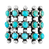 Turquoise Ring Sterling Silver R2022-C75