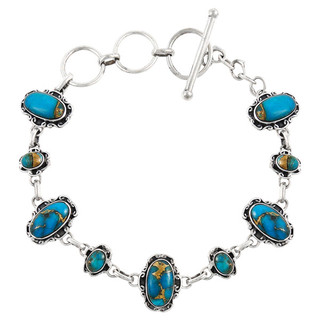Turquoise Bracelet | Sterling Silver Turquoise Bracelet | Silver ...