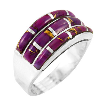 Purple Turquoise Ring Sterling Silver R2245-C07