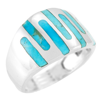 Turquoise Ring Sterling Silver R2272-C05