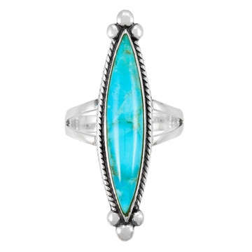 Turquoise Ring Sterling Silver R2540-C75
