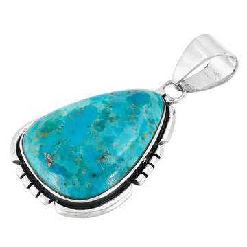 Turquoise Pendant Sterling Silver P3328-C75