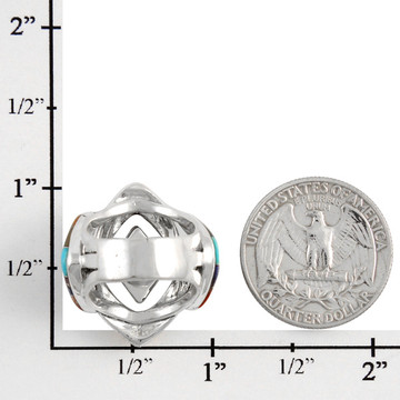 Multi Gemstone Ring Sterling Silver R2040-C00