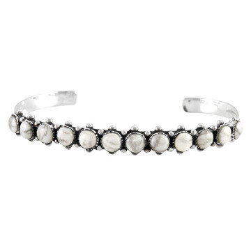 Howlite Bracelet Sterling Silver B5426-C103