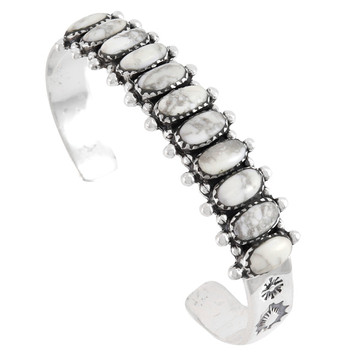 Howlite Bracelet Sterling Silver B5582-C103