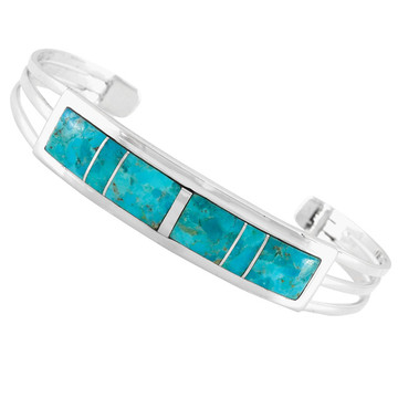 Turquoise Bracelet Sterling Silver B5615-C05