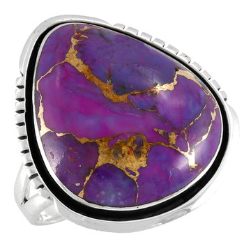Purple Turquoise Ring Sterling Silver R2564-C77