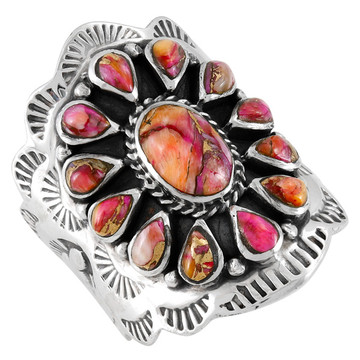 Plum Spiny Ring Sterling Silver R2413-C92