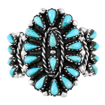 Turquoise Ring Sterling Silver R2589-C75