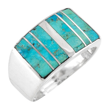 Turquoise Ring Sterling Silver R2593-C05