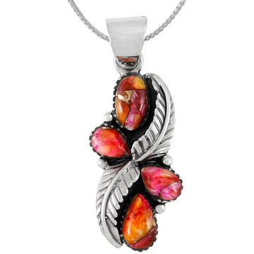 Plum Spiny Pendant Sterling Silver P3341-C92