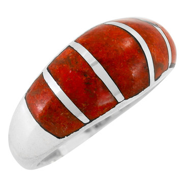 Coral Ring Sterling Silver R2600-C74