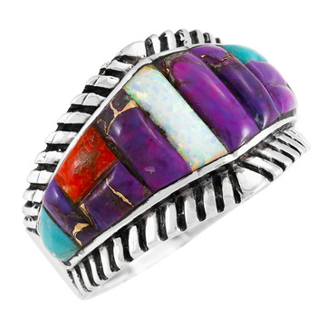 Purple Turquoise Ring Sterling Silver R2543-C57