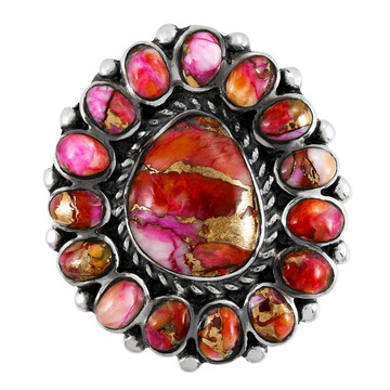Plum Spiny Ring Sterling Silver R2407-C92