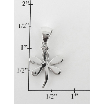 Sterling Silver Mini Dragonfly Pendant Multi Gemstone P3071-SMALL-C01