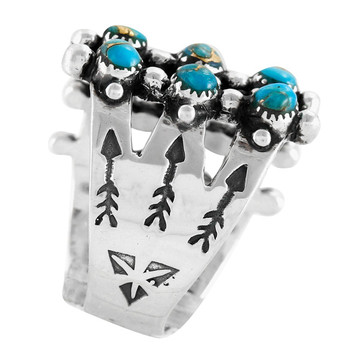 Matrix Turquoise Ring Sterling Silver R2022-C84