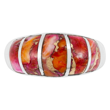 Plum Spiny Ring Sterling Silver R2600-C92