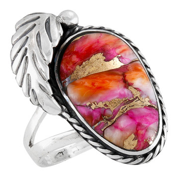 Plum Spiny Ring Sterling Silver R2623-C92