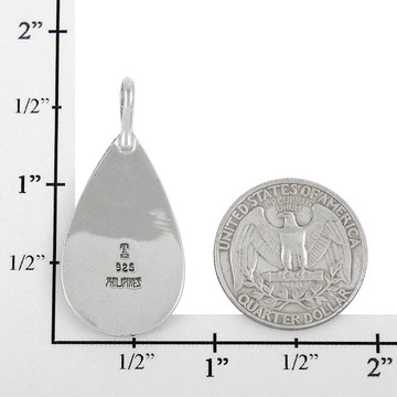 Multi Gemstone Pendant Sterling Silver P3269-C00