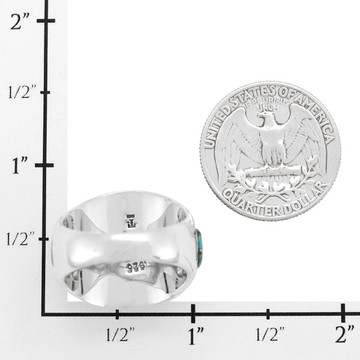 Men's Multi Gem Ring Sterling Silver R2648-C35 (Sizes 9-13)