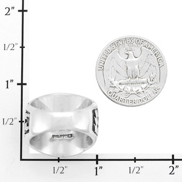 Men's Multi Gem Ring Sterling Silver R2644-C41 (Sizes 9-13)