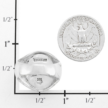 Men's Multi Gemstone Ring Sterling Silver R2639-C01 (Sizes 9-13)