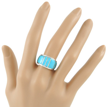 Turquoise Ring Sterling Silver R2013-C05