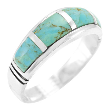 Turquoise Ring Sterling Silver R2025-C05