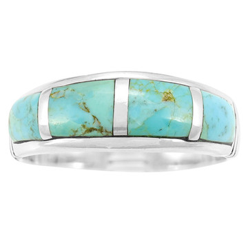 Turquoise Ring Sterling Silver R2025-C05