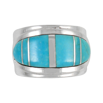 Turquoise Ring Sterling Silver R2292-C05