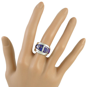 Purple Turquoise Ring Sterling Silver R2292-C07