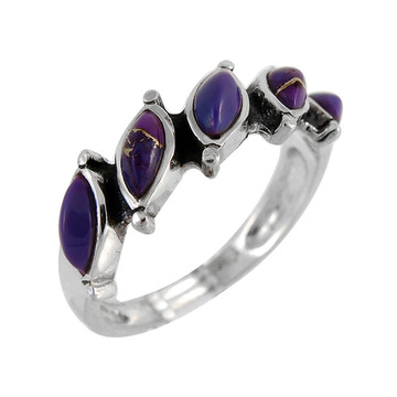 Purple Turquoise Ring Sterling Silver R2344-C77