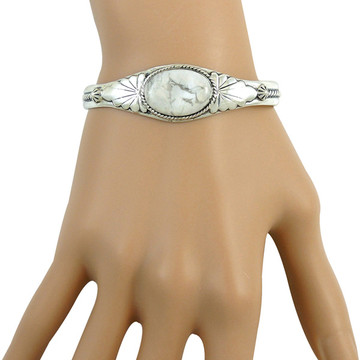 Howlite Bracelet Sterling Silver B5563-C103