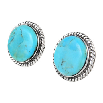 Turquoise Earrings Jewelry Sterling Silver E1262-C75