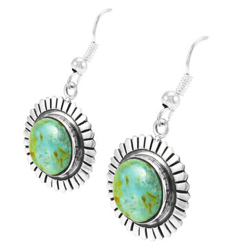 Sterling Silver Earrings Turquoise E1268-C75