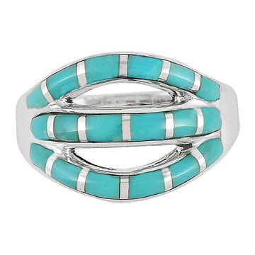 Turquoise Ring Sterling Silver R2229-C05