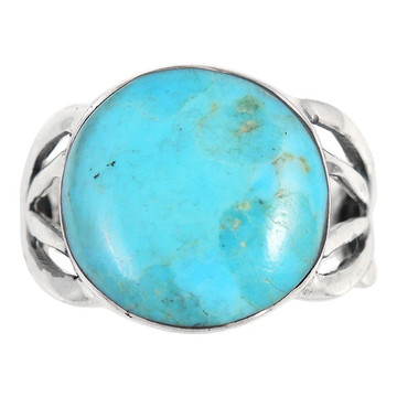 Turquoise Ring Sterling Silver R2444-C75