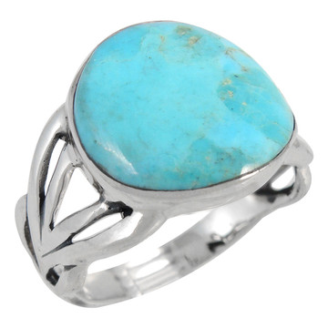 Turquoise Ring Sterling Silver R2444-C75