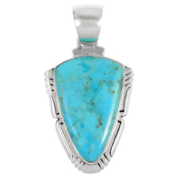 Sterling Silver Pendant Turquoise P3272-C75