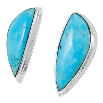 Turquoise Earrings Sterling Silver E1314-C75