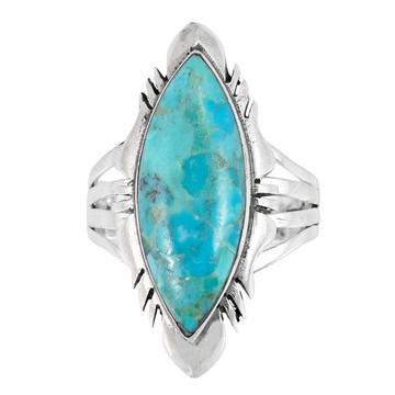 Turquoise Ring Sterling Silver R2023-C75