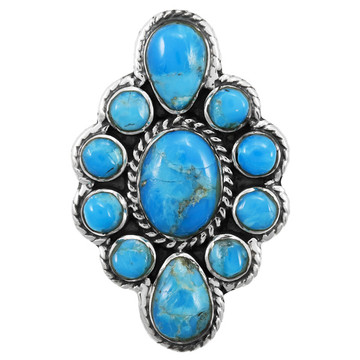 Turquoise Ring Sterling Silver R2464-C75