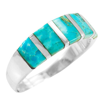Turquoise Ring Sterling Silver R2465-C75