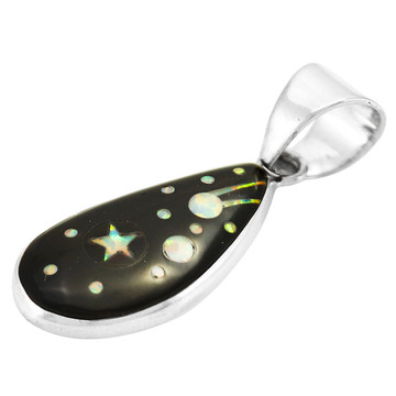 Shooting Stars Pendant Sterling Silver P3102-SM-C27