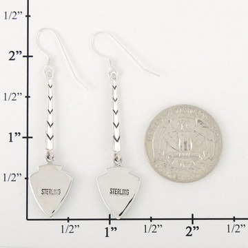 Multi Gemstone Earrings Sterling Silver E1166-C02